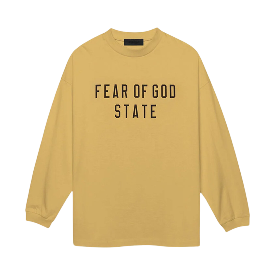 - Essentials Heavy Long Sleeve T-Shirt Amber - 24FW