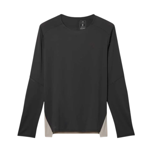 1ME10242990 On Running Performance Long Sleeve T-Shirt Eclipse Silver