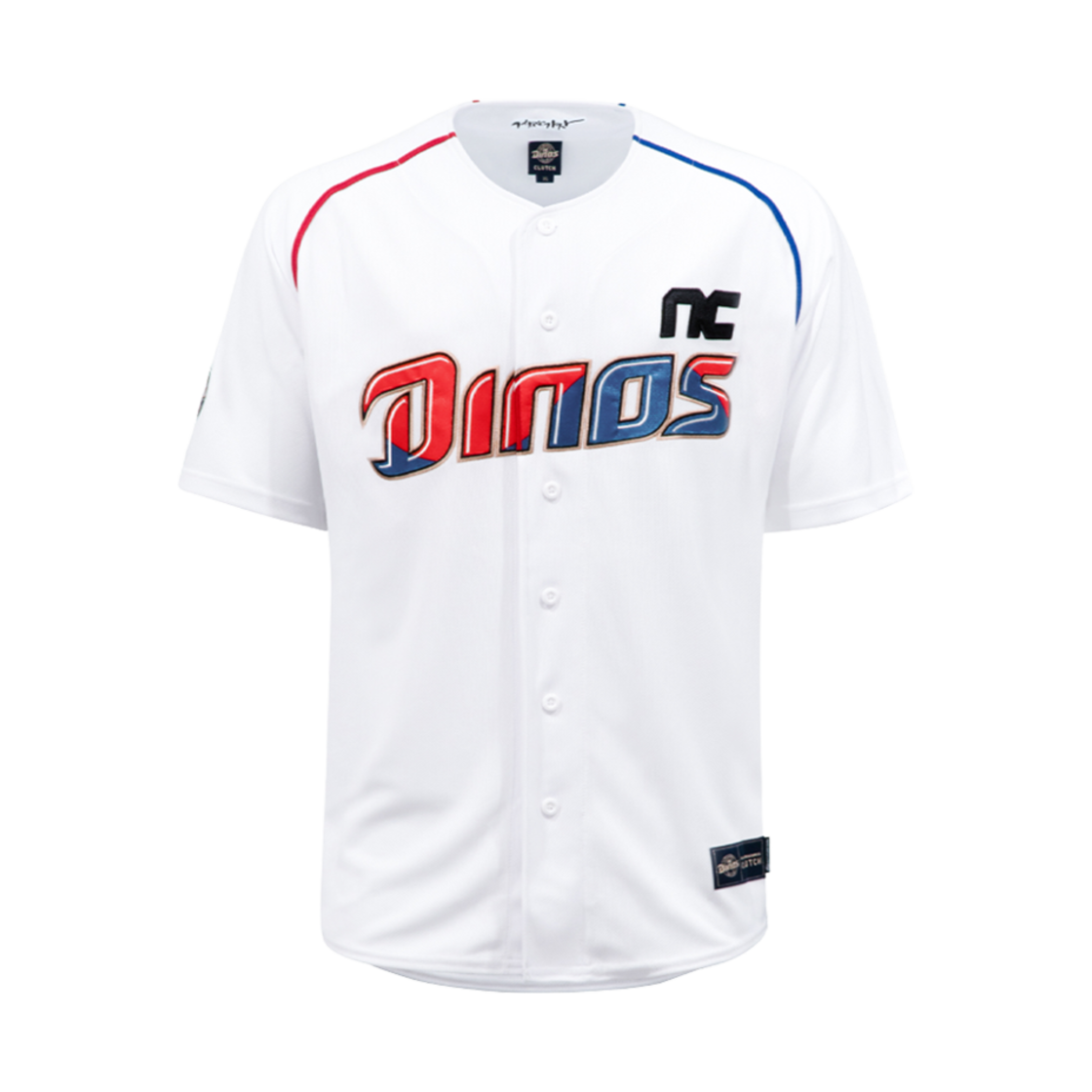 (키즈) NC 다이노스 클러치 태극기 유니폼 화이트 (논 마킹 버전)((Kids) NC Dinos Clutch Korean Flag Uniform White (Non Marking Ver.))