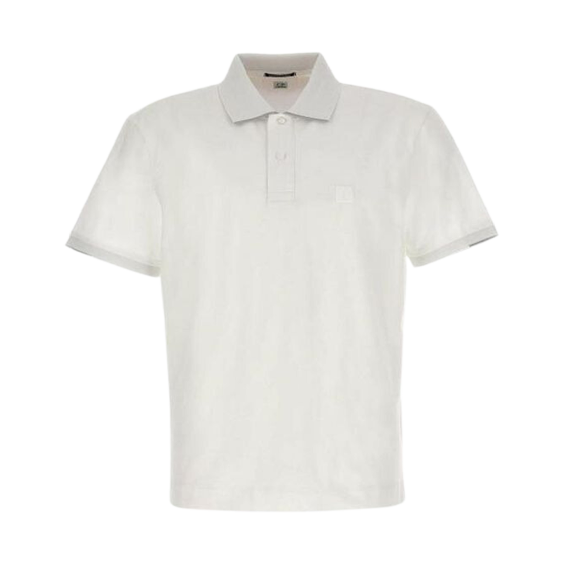 16CLPL118A005263W101 C.P. Company Metropolis Series Stretch Piquet Polo Shirt White - 24SS