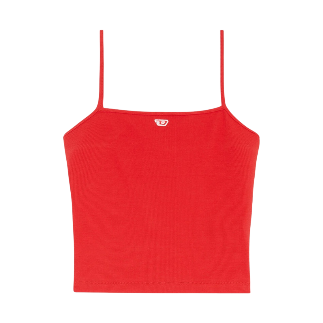 (W) 디젤 T-홉-D 로고 탱크탑 레드((W) Diesel T-Hop-D Logo Tank Top Red) - 1