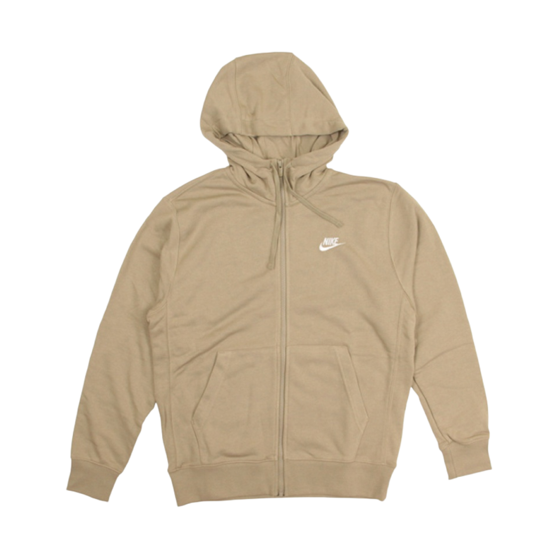 나이키 NSW 클럽 풀 집 후드 카키 - 아시아