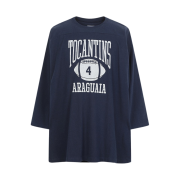 Ciota Football 3/4 Sleeve T-Shirts Navy