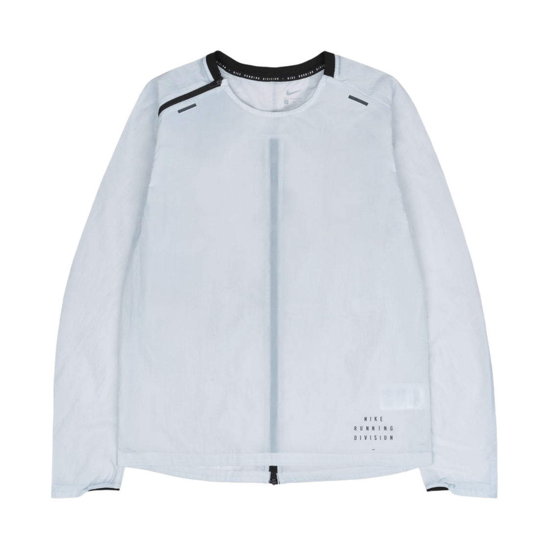 나이키 런 디비전 우븐 러닝 미드레이어 탑 퓨어 플래티넘 - 아시아(Nike Run Division Woven Running Midlayer Top Pure Platinum - Asia) - 1