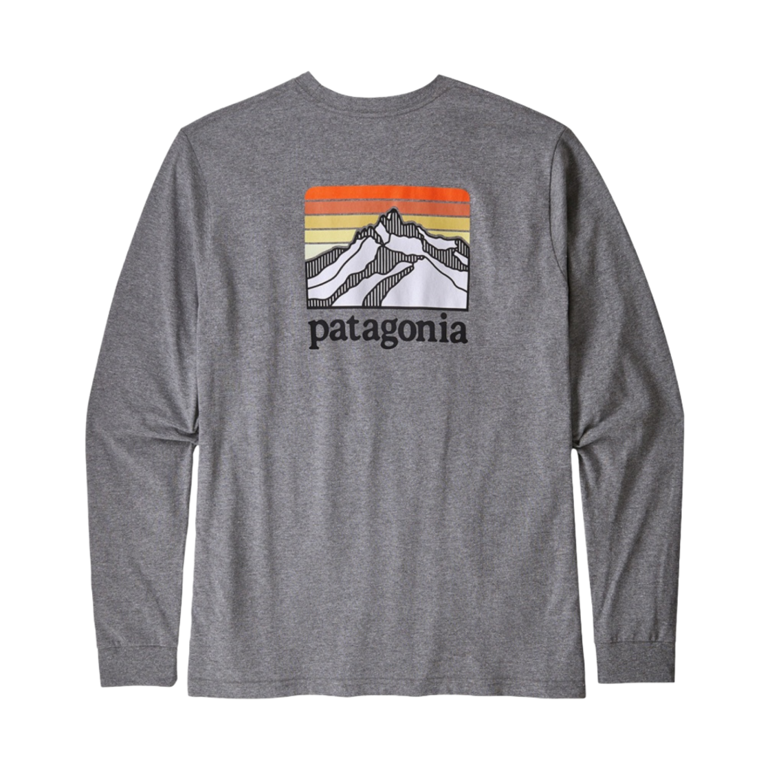 파타고니아 라인 로고 릿지 리스폰시빌리티 롱슬리브 그래블 헤더(Patagonia Line Logo Ridge Responsibili-Tee L/S Gravel Heather) - 2