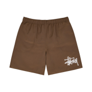 Stussy Big Basic Water Shorts Coffee