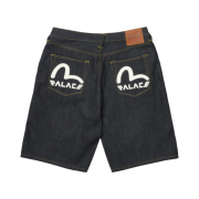Palace x Evisu Shorts Dark Denim - 24SS