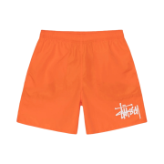 Stussy Big Basic Water Shorts Bright Orange