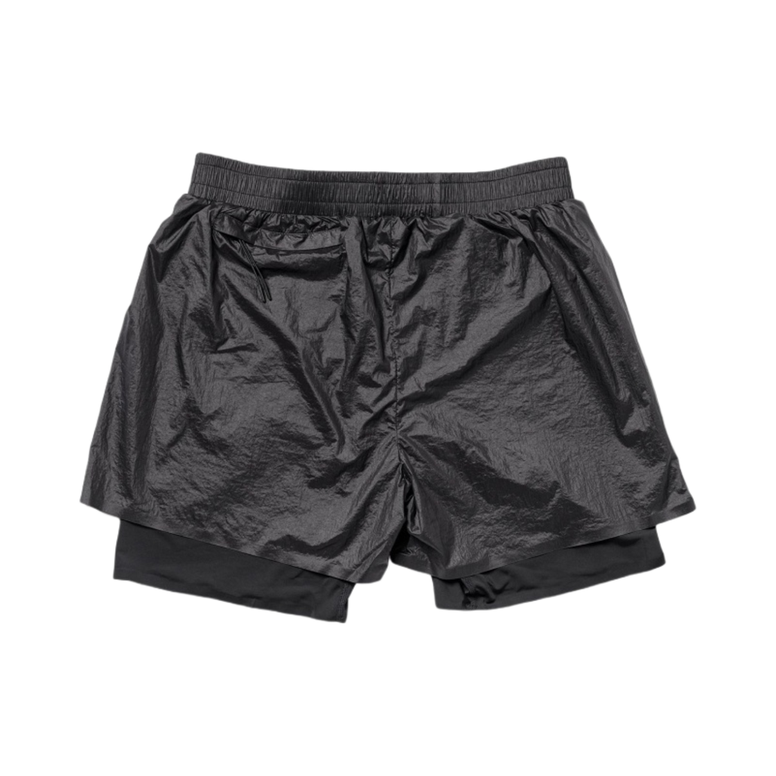 옵티미스틱 러너스 글로시 나일론 쇼츠 블랙(Optimistic Runners Glossy Nylon Shorts Black) - 2