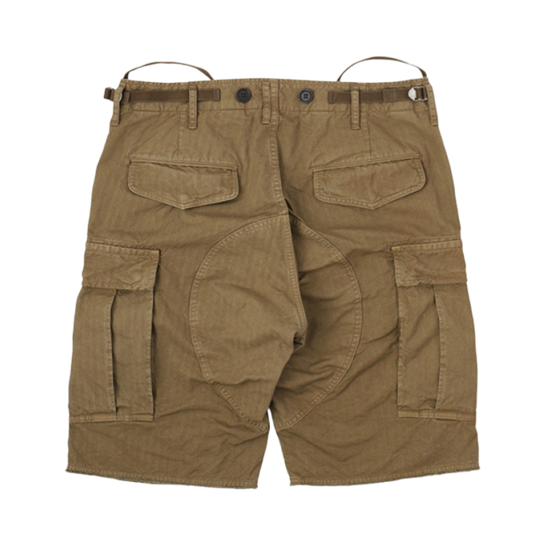 비즈빔 아이거 생션 쇼츠 HBT 카키 - 23SS | Visvim | KREAM