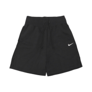 (W) Nike NSW Phoenix Fleece High Waisted Loose Fit Shorts Black - US/EU