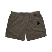 C.P. Company Flatt Nylon Auxiliary Pocket Swim Shorts Ivy Green - 23SS