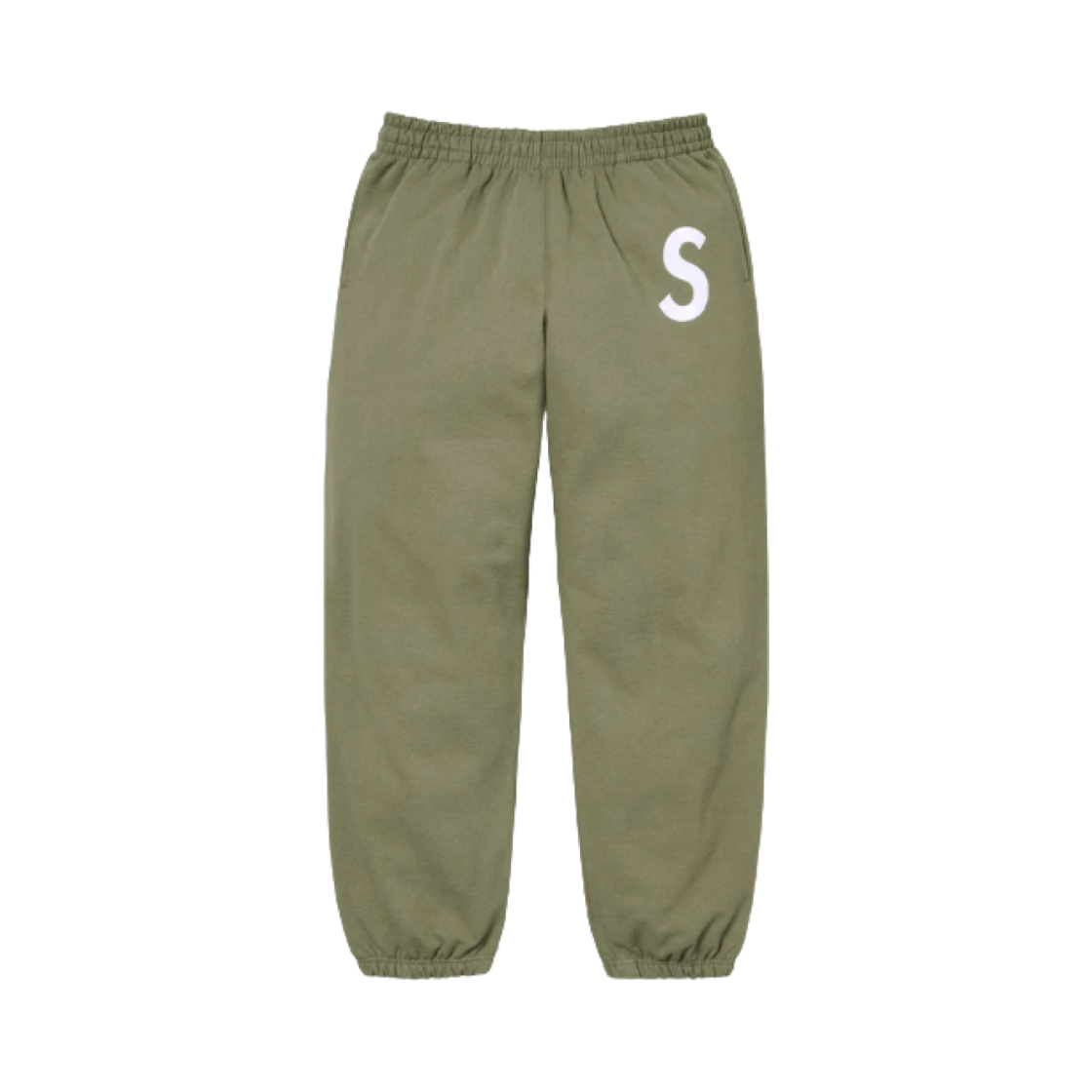 - Supreme S Logo Sweatpant Light Olive - 24FW
