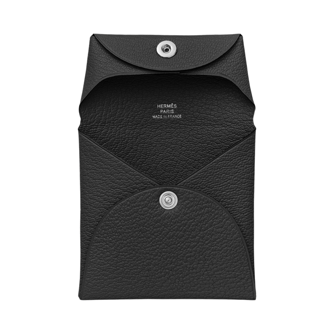 에르메스 바스티아 체인지 퍼스 미조레 고트스킨 & 팔라듐 하드웨어 누아(Hermes Bastia Change Purse Mysore Goatskin & Palladium Noir) - 2