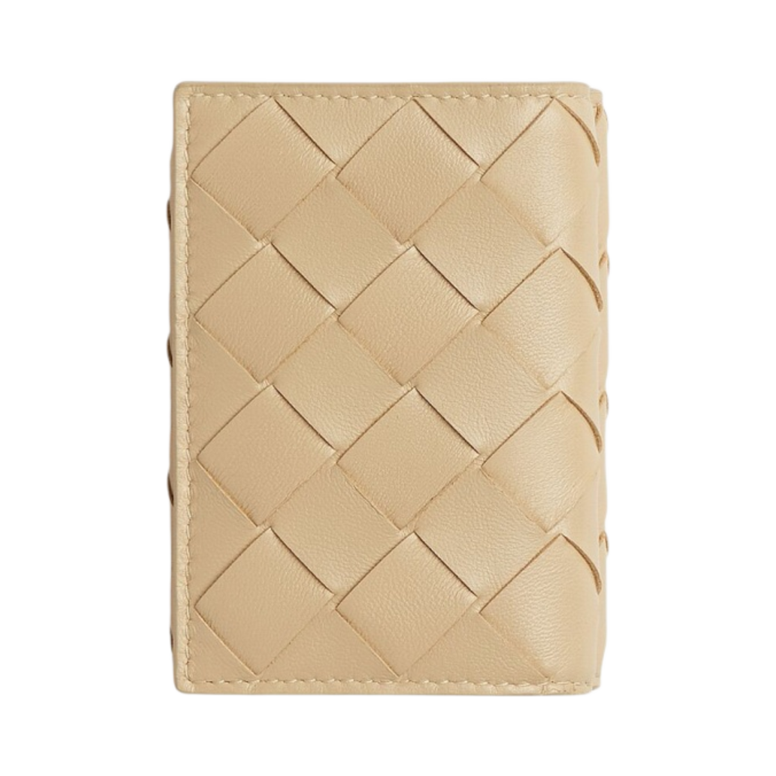 보테가 베네타 타이니 트라이폴드 지퍼 지갑 포리지(Bottega Veneta Tiny Tri-Fold Zip Wallet Porridge) - 1
