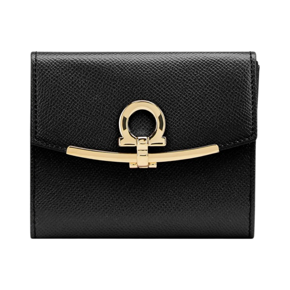 페라가모 간치니 프렌치 지갑 블랙(Ferragamo Gancini French Wallet Black) - 1