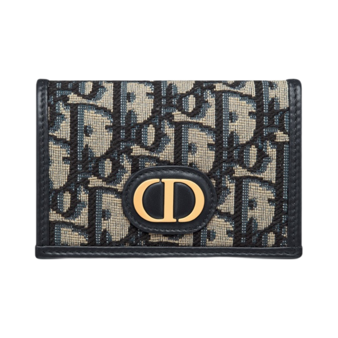 디올 30 몽테뉴 글리신 지갑 디올 오블리크 자카드 블루(Dior 30 Montaigne Glycine Wallet Dior Oblique Jacquard Blue)