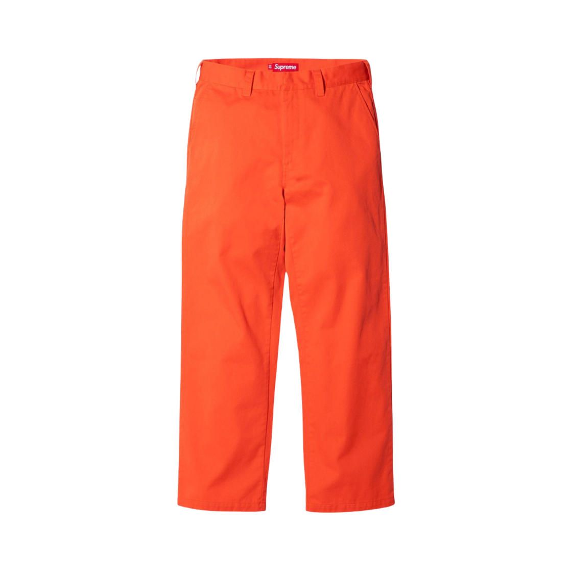 슈프림 x 토이 머신 워크 팬츠 브라이트 오렌지 - 24SS | Supreme | KREAM