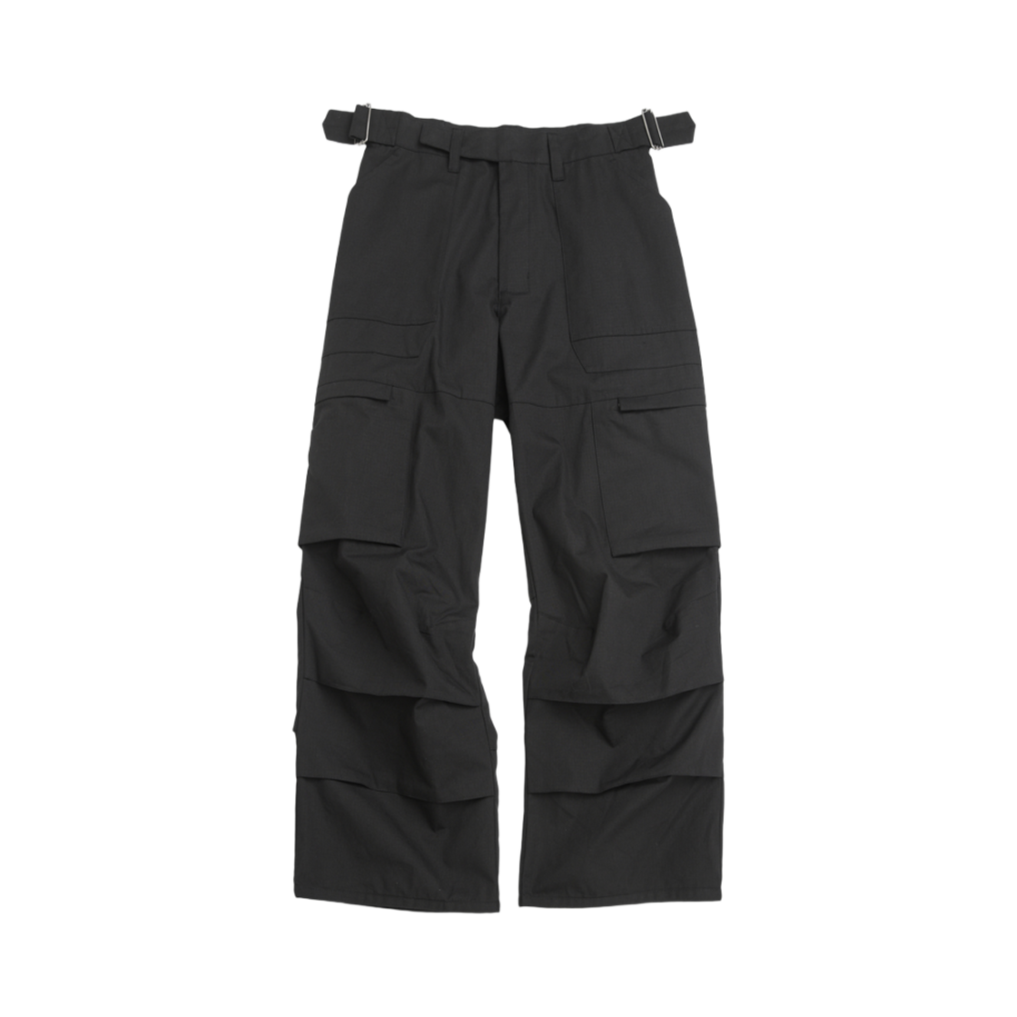 해칭룸 퍼티그 립스탑 오버 팬츠 블랙(Hatchingroom Fatigue Ripstop Over Pants Black)