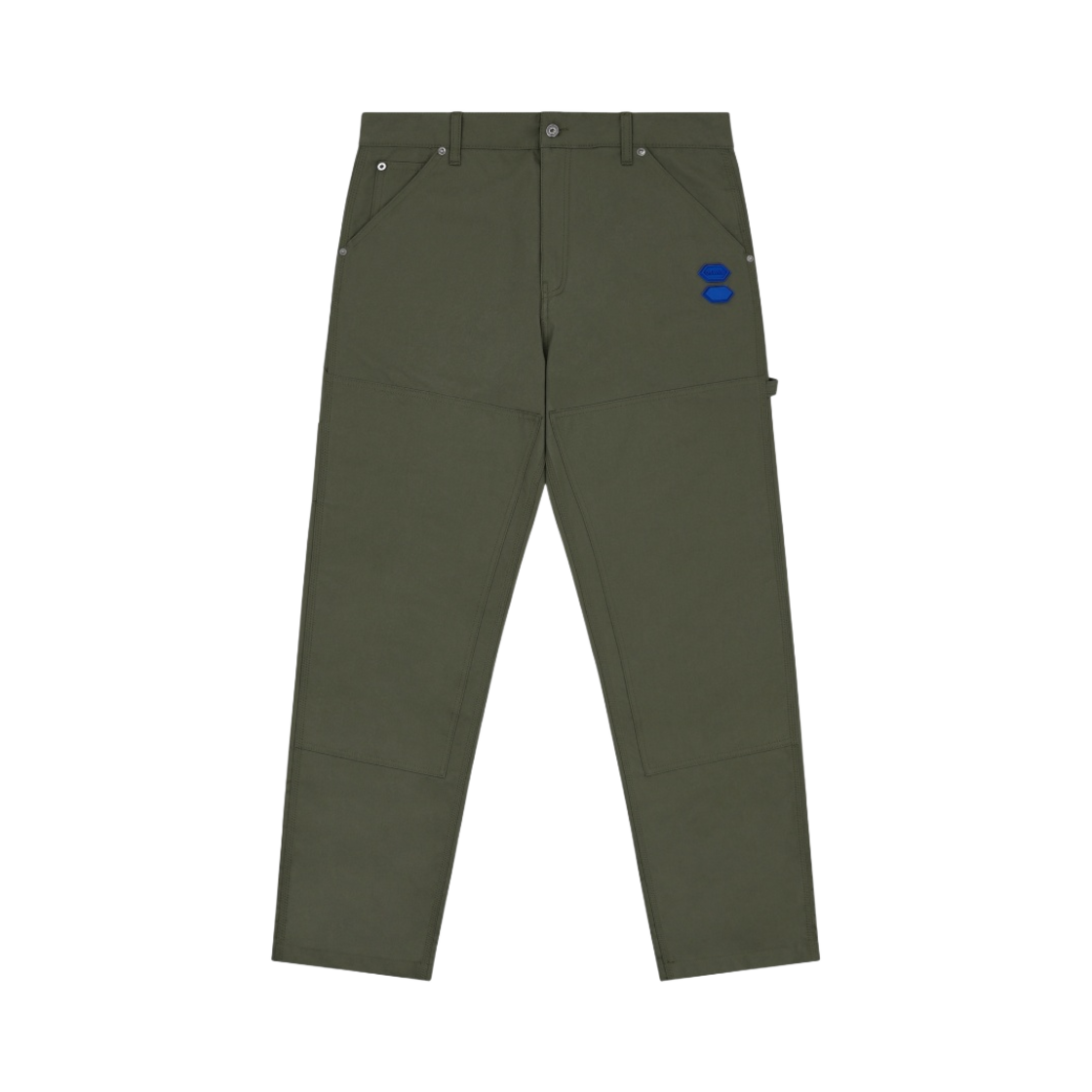 OMCA209S22FAB0025601 Off-White FF Blur Carpenter Pants Army Green