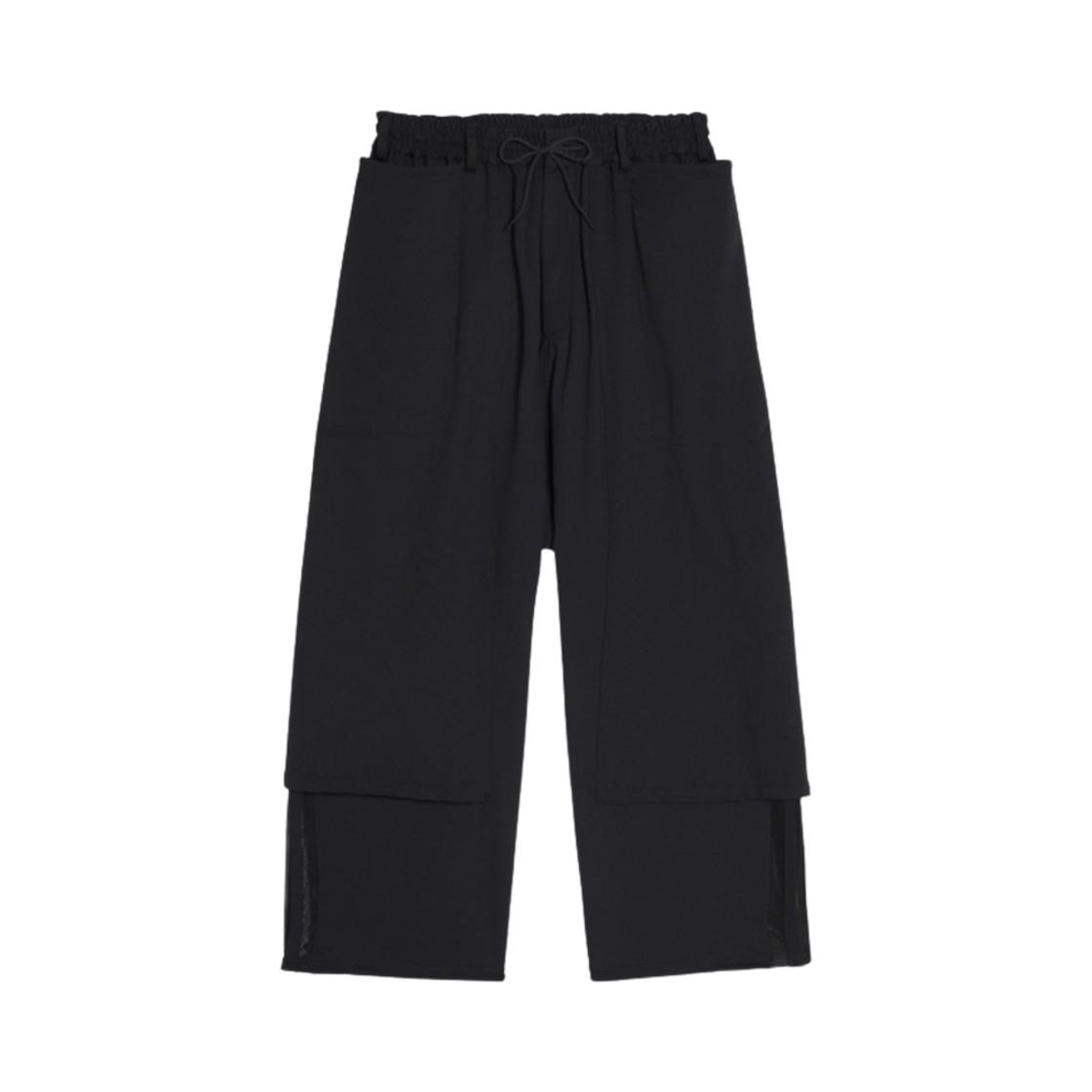 JN4990 Y-3 Mesh Stripes Track Pants Black