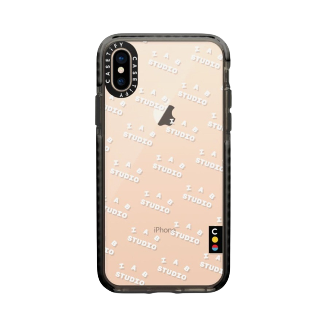 케이스티파이 x 아이앱 스튜디오 아이폰 패턴 로고 케이스 클리어 블랙(Casetify x IAB Studio iPhone Pattern Logo Case Clear Black) - 3