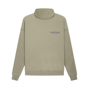 Essentials Pull-Over Mockneck Pistachio - 21FW