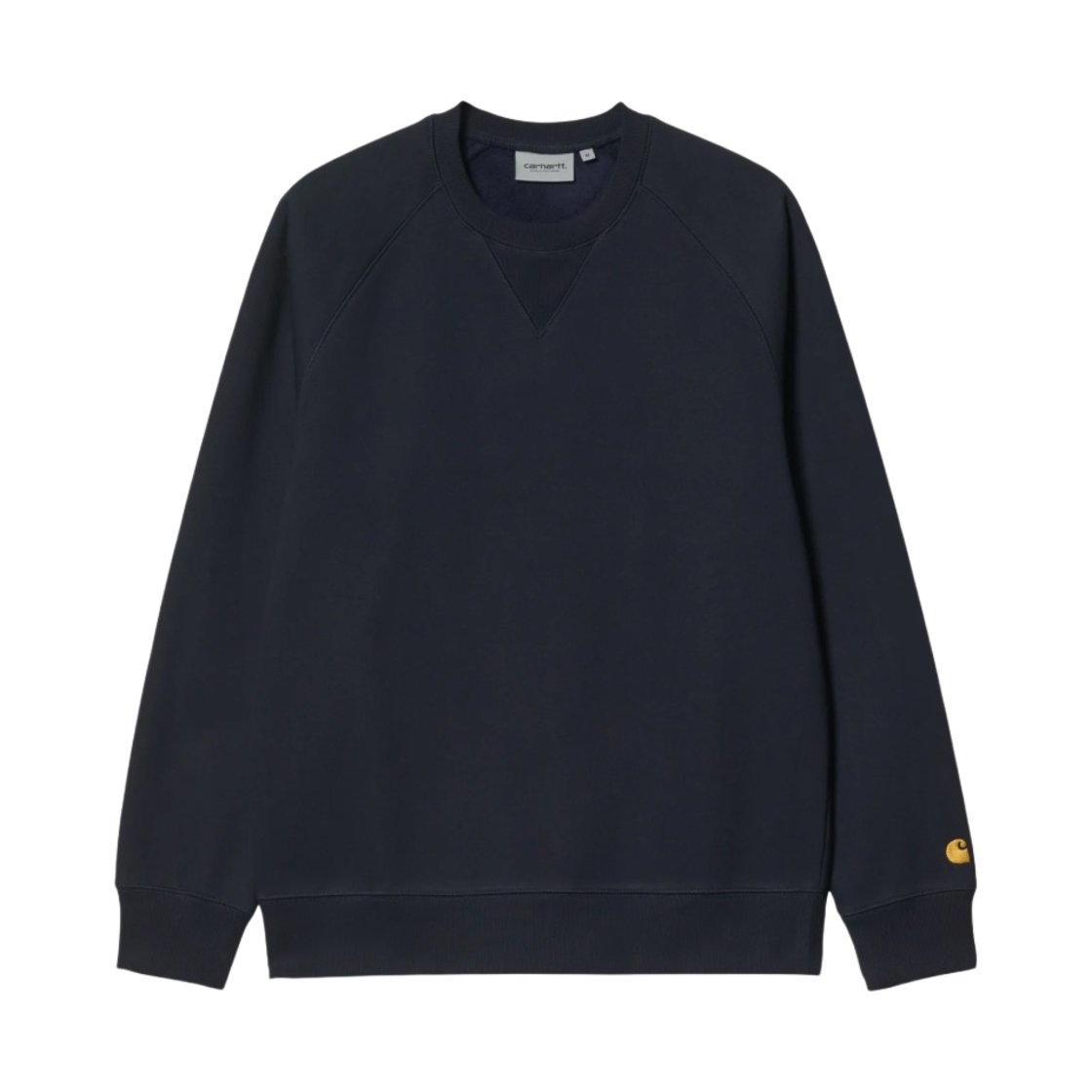 칼하트 WIP 체이스 스웨트셔츠 다크 네이비 골드(Carhartt WIP Chase Sweatshirt Dark Navy Gold) - 1