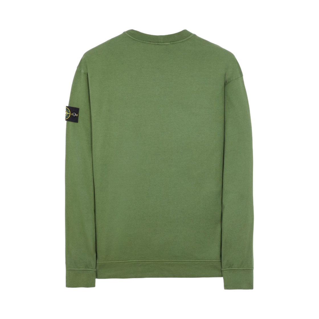 스톤 아일랜드 63750 가먼트 다이드 거즈드 코튼 크루넥 스웨트셔츠 올리브 그린 - 22FW(Stone Island 63750 Garment Dyed Gauzed Cotton Crewneck Sweatshirt Olive Green - 22FW) - 2