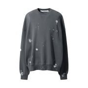 Iro Essential Front Embroidered Logo Sweatshirt Black