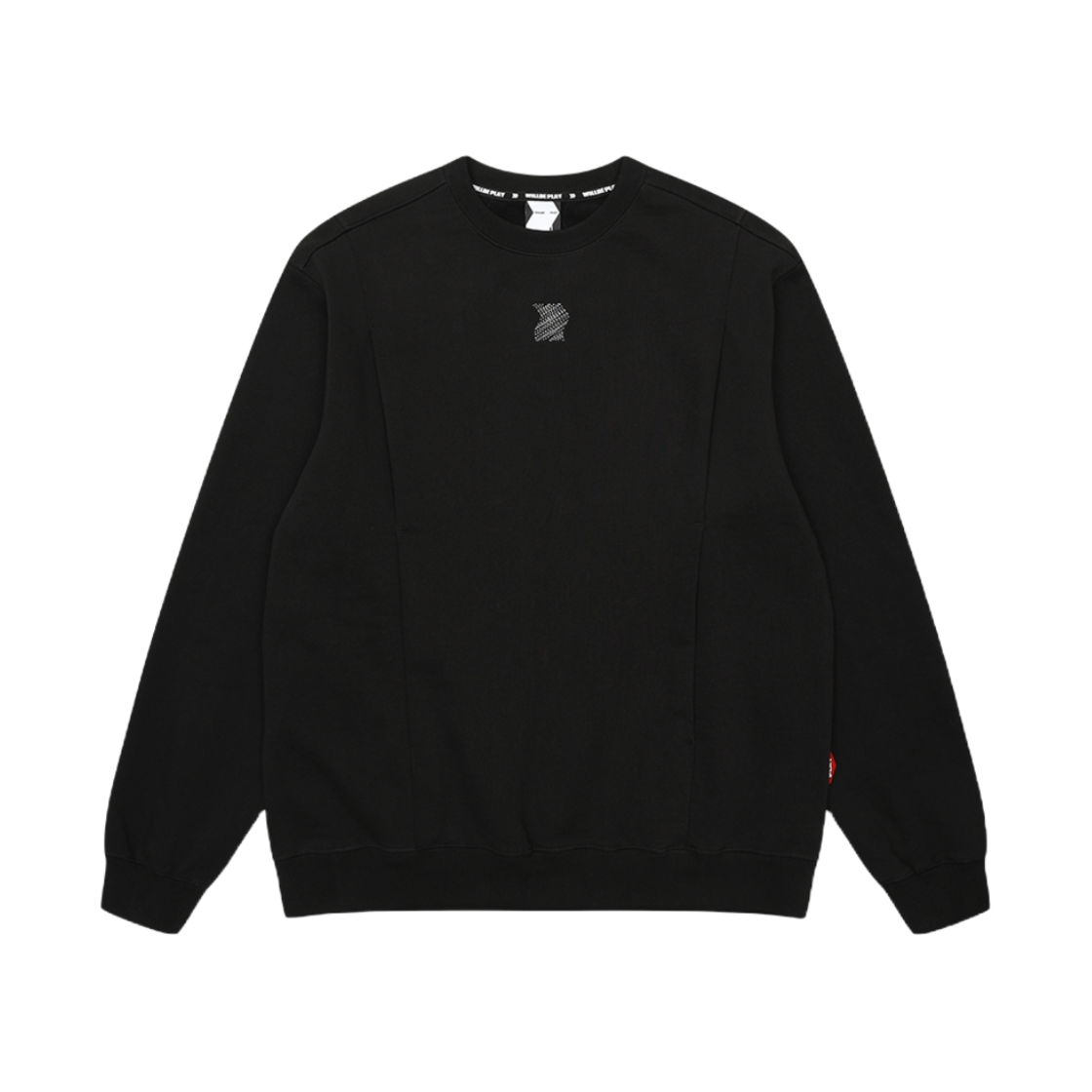 윌비플레이 턱 맨투맨 블랙(WILLBE PLAY Tuck Sweatshirt Black)