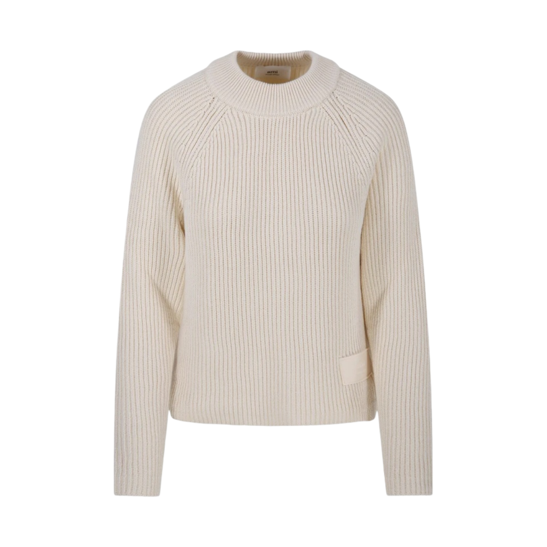 FKS024-KN0031-185 (W) AMI Label Sweater Neutral
