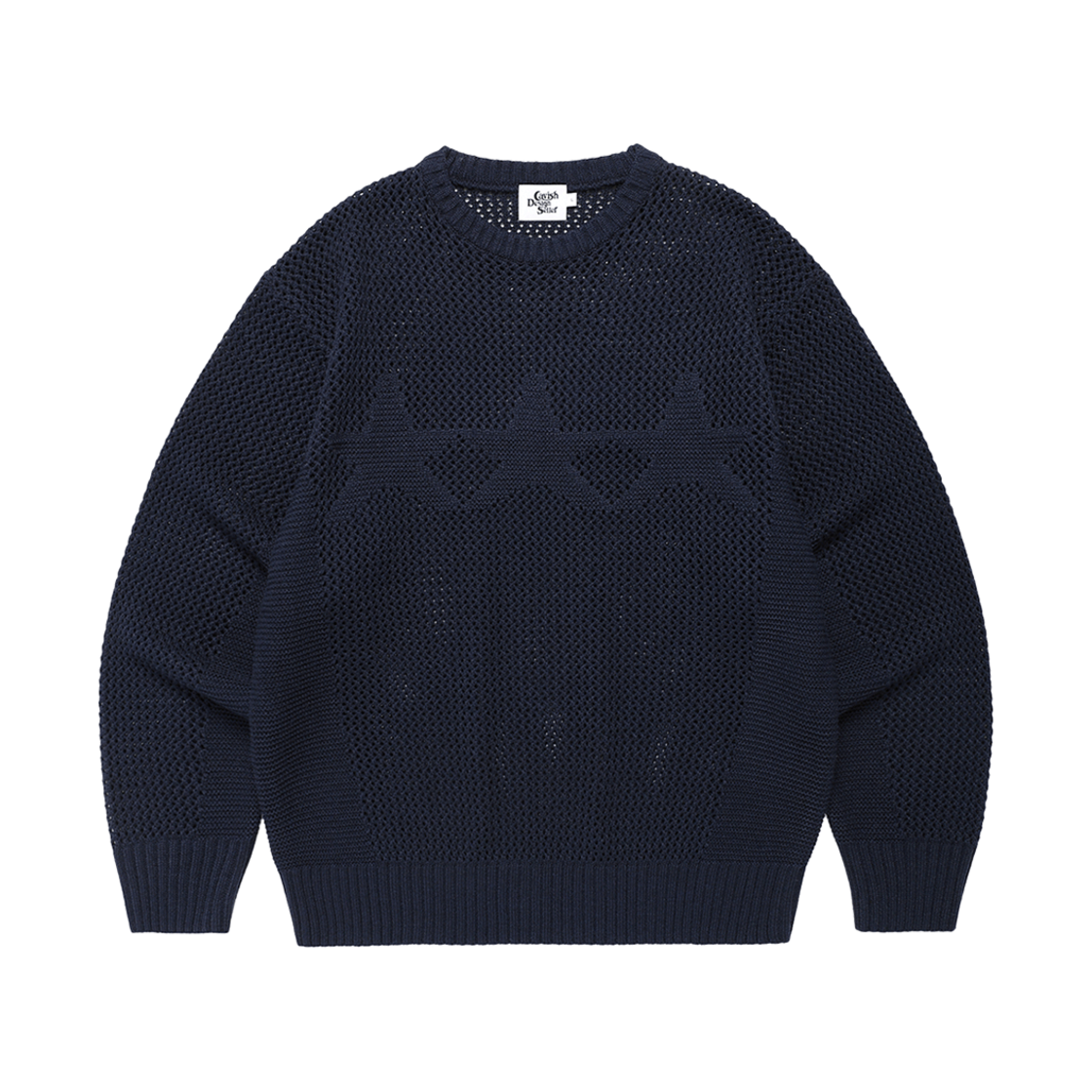 CV2FSUK601ANV CAVISH Mesh Star Knit Sweater Navy