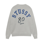 Stussy Handwritten Sweater Heather Grey