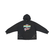 Balenciaga 90/10 Wide Fit Hoodie Black