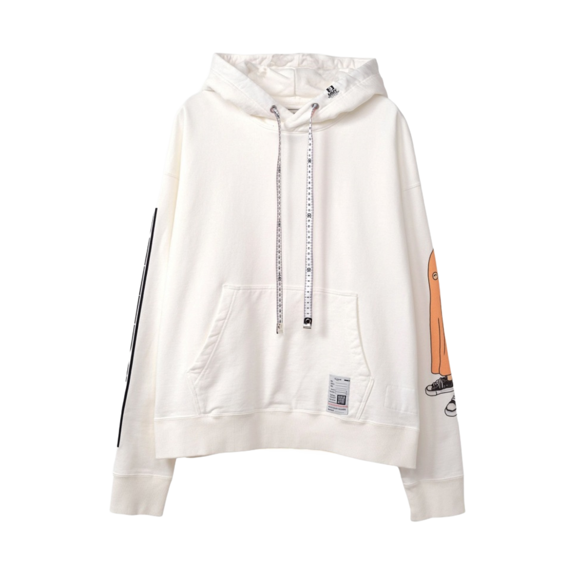 메종 미하라 야스히로 피터슨 프린티드 후드 화이트(Maison Mihara Yasuhiro Peterson Printed Hoodie White) - 1
