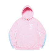 Supreme S Logo Split Hooded Sweatshirt Light Pink - 21FW