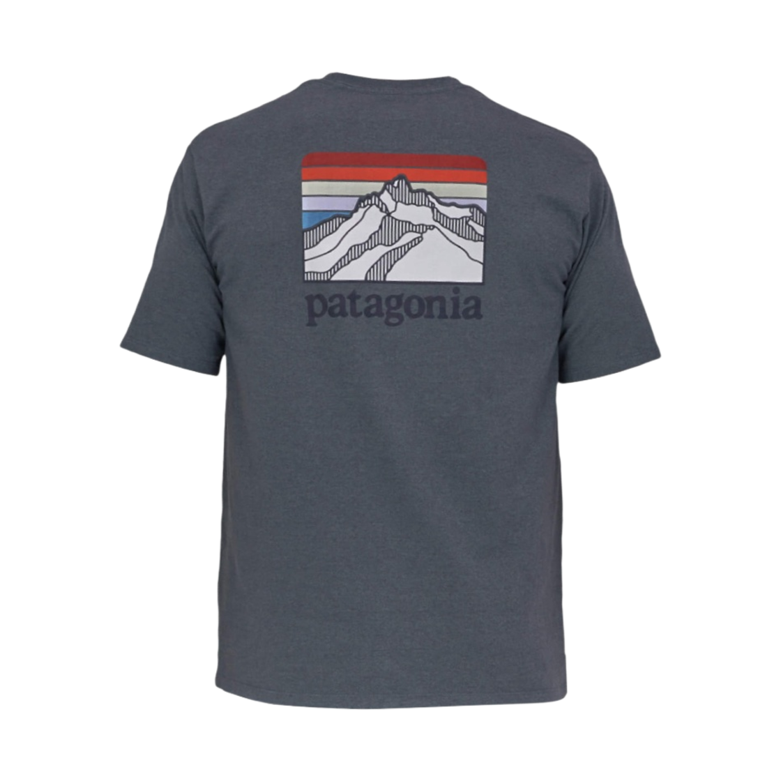 파타고니아 라인 로고 릿지 포켓 리스폰시빌리티 플룸 그레이(Patagonia Line Logo Ridge Pocket Responsibili-Tee Plume Grey) - 1