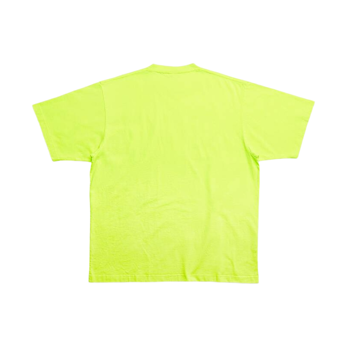 발렌시아가 캡 박시 핏 티셔츠 플루오 옐로우(Balenciaga Caps Boxy Fit T-Shirt Fluo Yellow) - 2