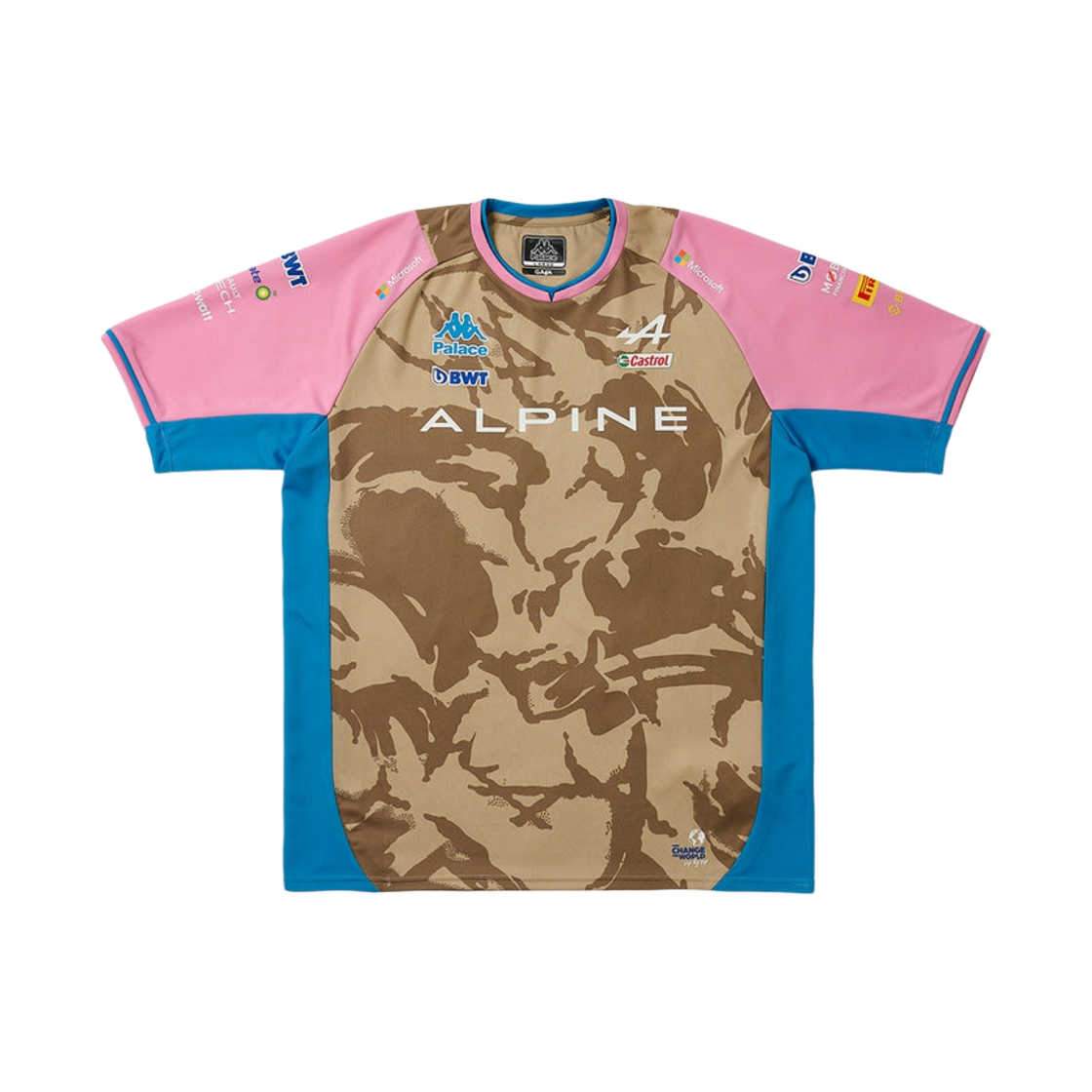 팔라스 x 카파 포 알파인 드라이버 저지 데저트 카모 - 23FW(Palace x Kappa For Alpine Driver Jersey Desert Camo - 23FW)