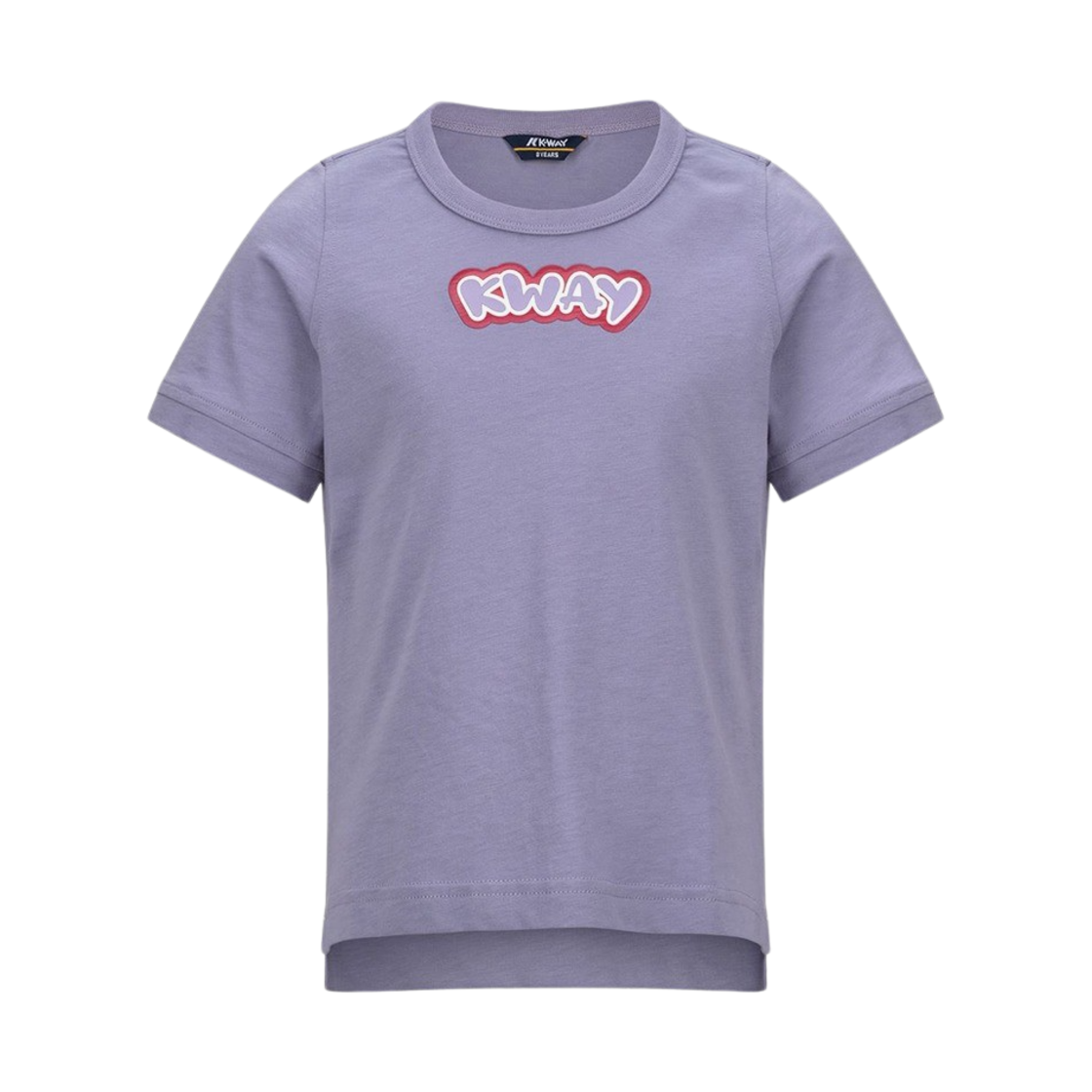 Y242EFT351VL1 K-Way Kids Emel Graphic T-Shirt Lavender
