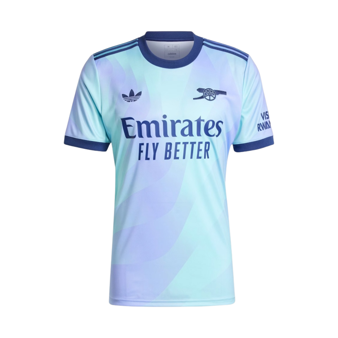 아디다스 아스널 2024/25 3rd 저지 클리어 아쿠아 - KR 사이즈 (논 마킹 버전)(Adidas Arsenal 2024/25 3rd Jersey Clear Aqua - KR Sizing (Non Marking Ver.))