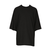 Rick Owens Hollywood Tommy Classic Cotton Jersey Black