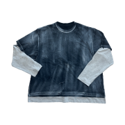 Nonnod Milky washed layered T-Shirt