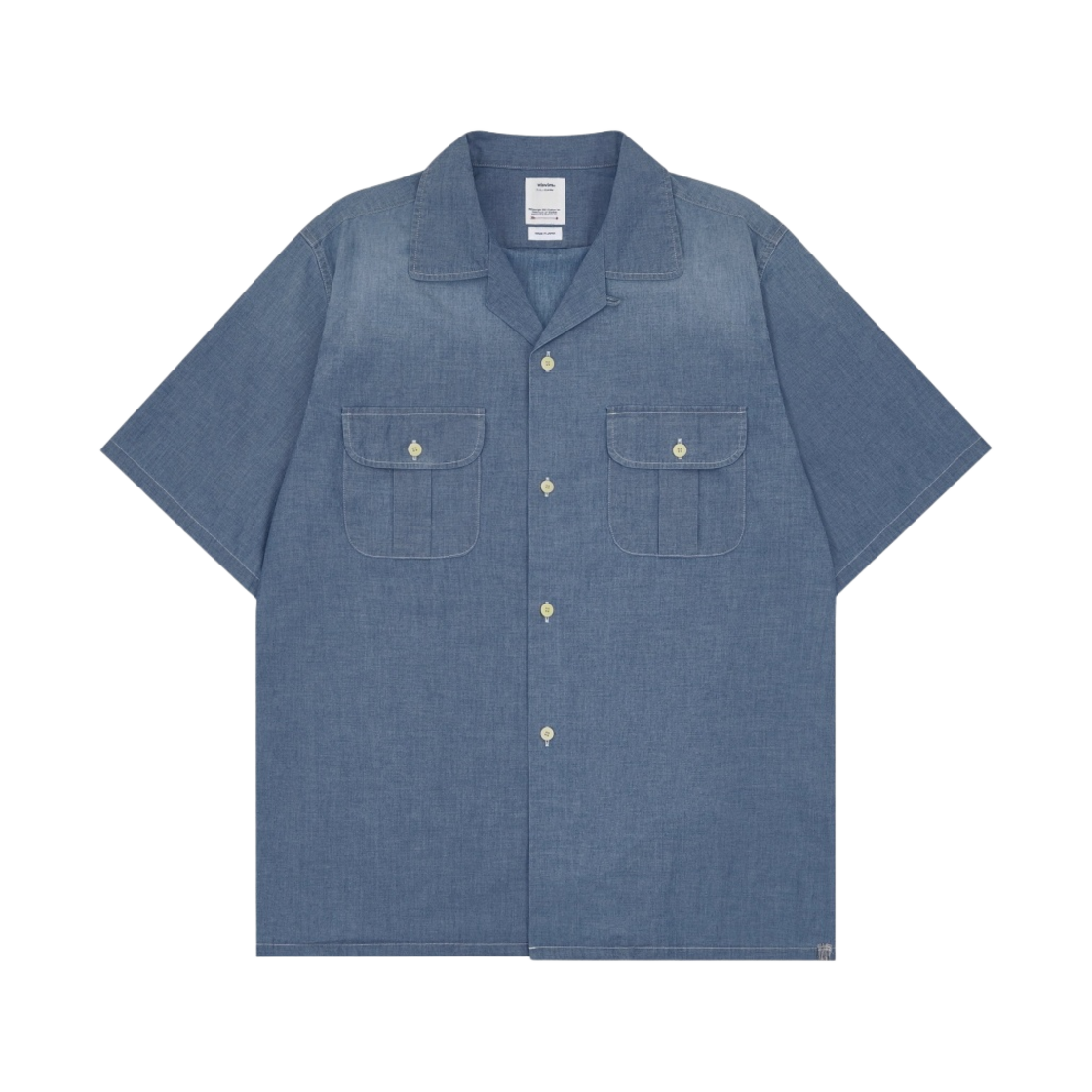 비즈빔 키시 셔츠 숏슬리브 샴브레이 도쿄 인디고(Visvim Keesy Shirt S/S Chambray Tokyo Indigo) - 2