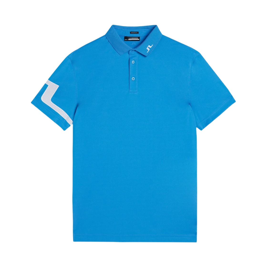 GMJT07621-O175 J.Lindeberg Heath Regular Fit Polo Brilliant Blue