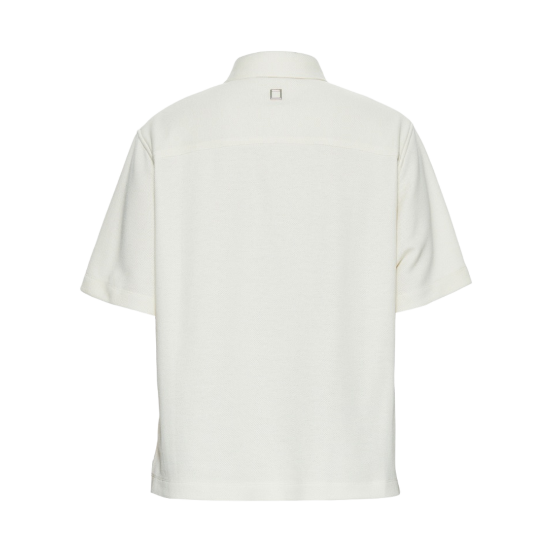 우영미 지퍼 디테일 폴로 티셔츠 아이보리 - 23FW(Wooyoungmi Zipper Detail Polo T-Shirt Ivory - 23FW) - 2