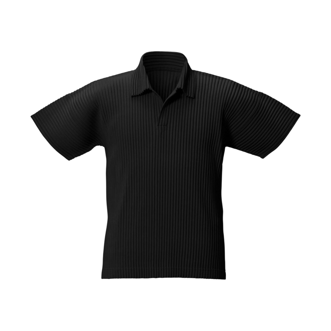 옴므 플리세 이세이 미야케 베이직 폴로 블랙(Homme Plisse Issey Miyake Basics Polo Black)
