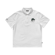 Malbon Golf Trophy Cooper Polo White