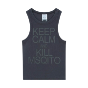 Mosquito Murderers Keep Calm And Kill Msqito Sleeveless Charcoal